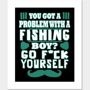 Fishing, fishing, natural fishing rod, gift idea, boy. Posters and Art